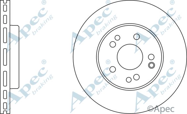 APEC BRAKING Тормозной диск DSK936